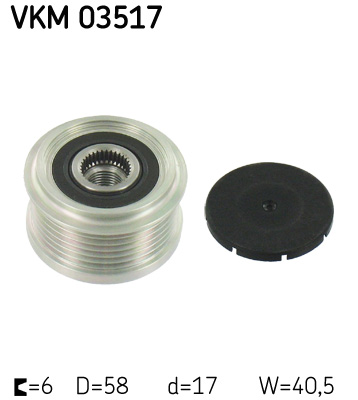 SKF VKM 03517 VKM 03517 GENERÁTOR SZABADONFUTÓ